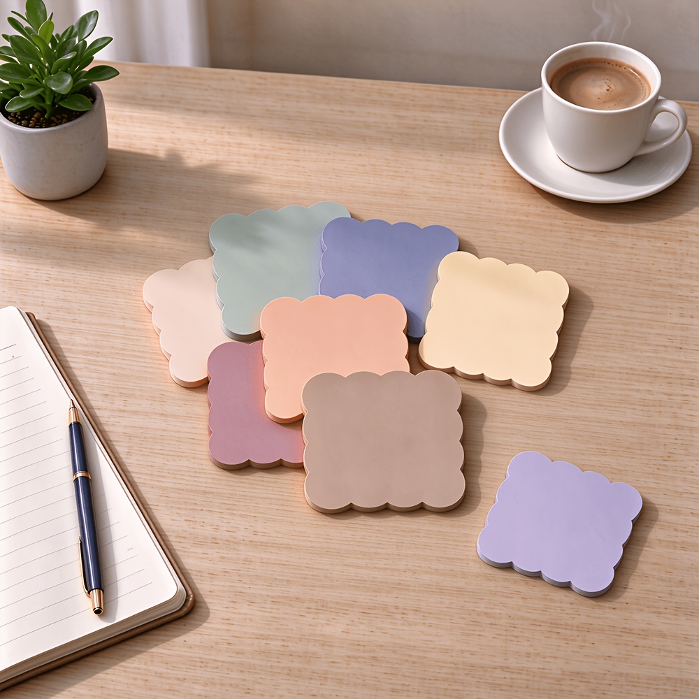 TEMU A Set Of 4pcs Random Color/8pcs Morandi - Notes, Each Containing , Planner, Note-taking, And Reminders. Bring A Touch Of Color To Your Desktop