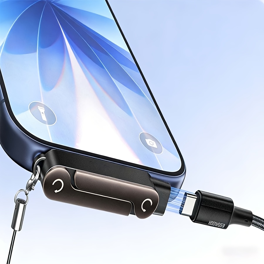 Bracket Adapter, Type C To Type.c Foldable Bracket Adapter, Data Cable Transmission, Foldable Bracket, Easy To Carry, Fast Charging Bracket Adapter