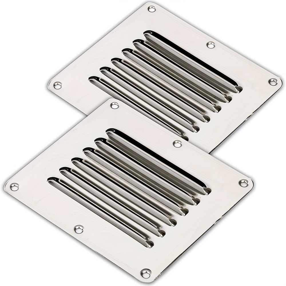 2pcs316 Stainless Shutter Vents, Marine Vent Panels, Exhaust Vents For Yachts/ships/rvs