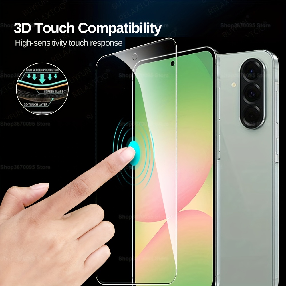 [3+3]6 în 1 6 buc. Sticlă temperată 9H pentru for Samsung Galaxy A17 A56 5G 2025 A16 A26 A36 A37 A57 5G Protecție pentru lentila camerei și ecran SamsungA56 Samsan A 56 56A SM-A566B/DS 17.02cm A57