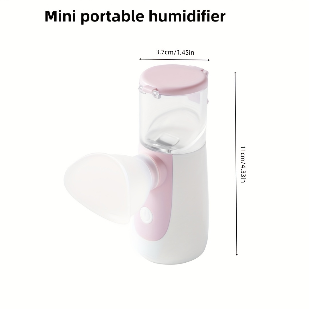 1pc portable mini humidifier aromatherapy diffuser with   water tank rechargeable     design for   bedside compact humidifier for s room gift low voltage Product details 7