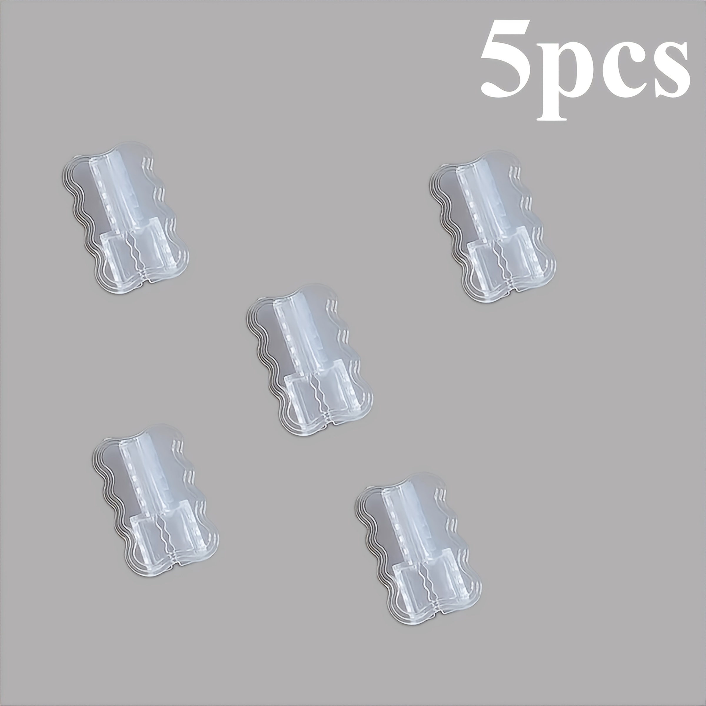 TEMU 5pcs Wave Cable Protector Set, Tpu Cable Saver Sleeve, Cord Protection Accessories, No Battery, For Mobile Phones, Protection Kit