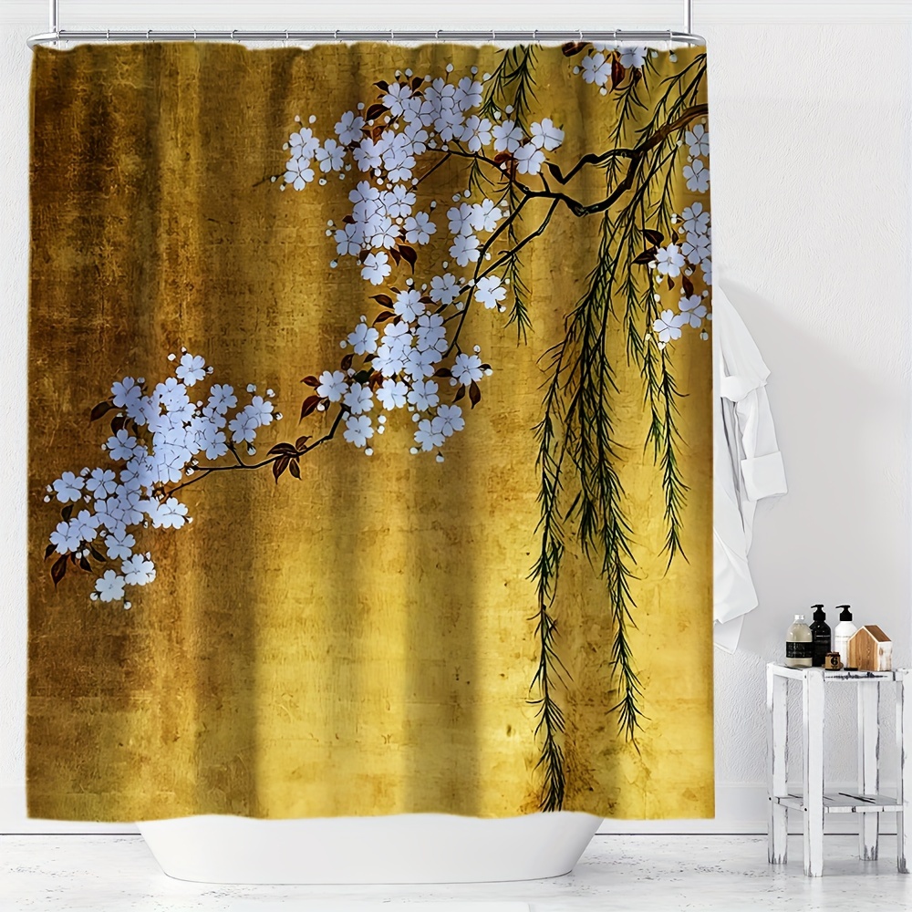 

Ywjhui Chinese Painting Shower Curtain, - Polyester , , , , Decorative Curtain For Bathroom