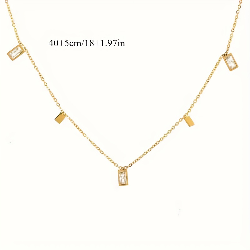 Women's Delicate 18K Gold-Plated Stainless Steel Necklace