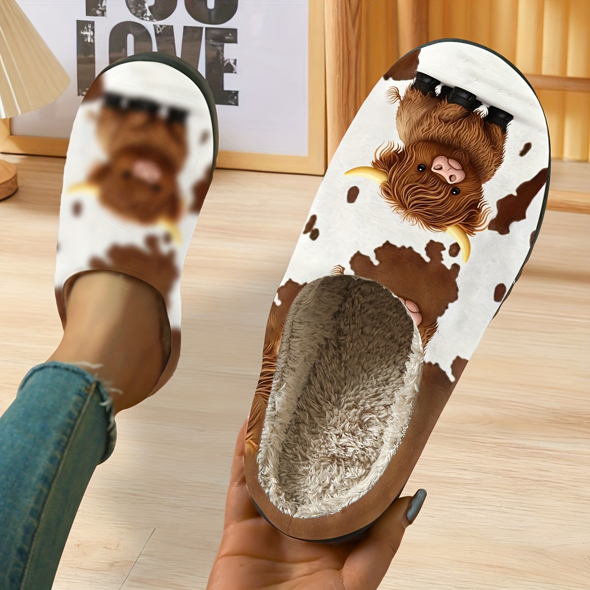 Cartoon Slip-On Shoe Back View