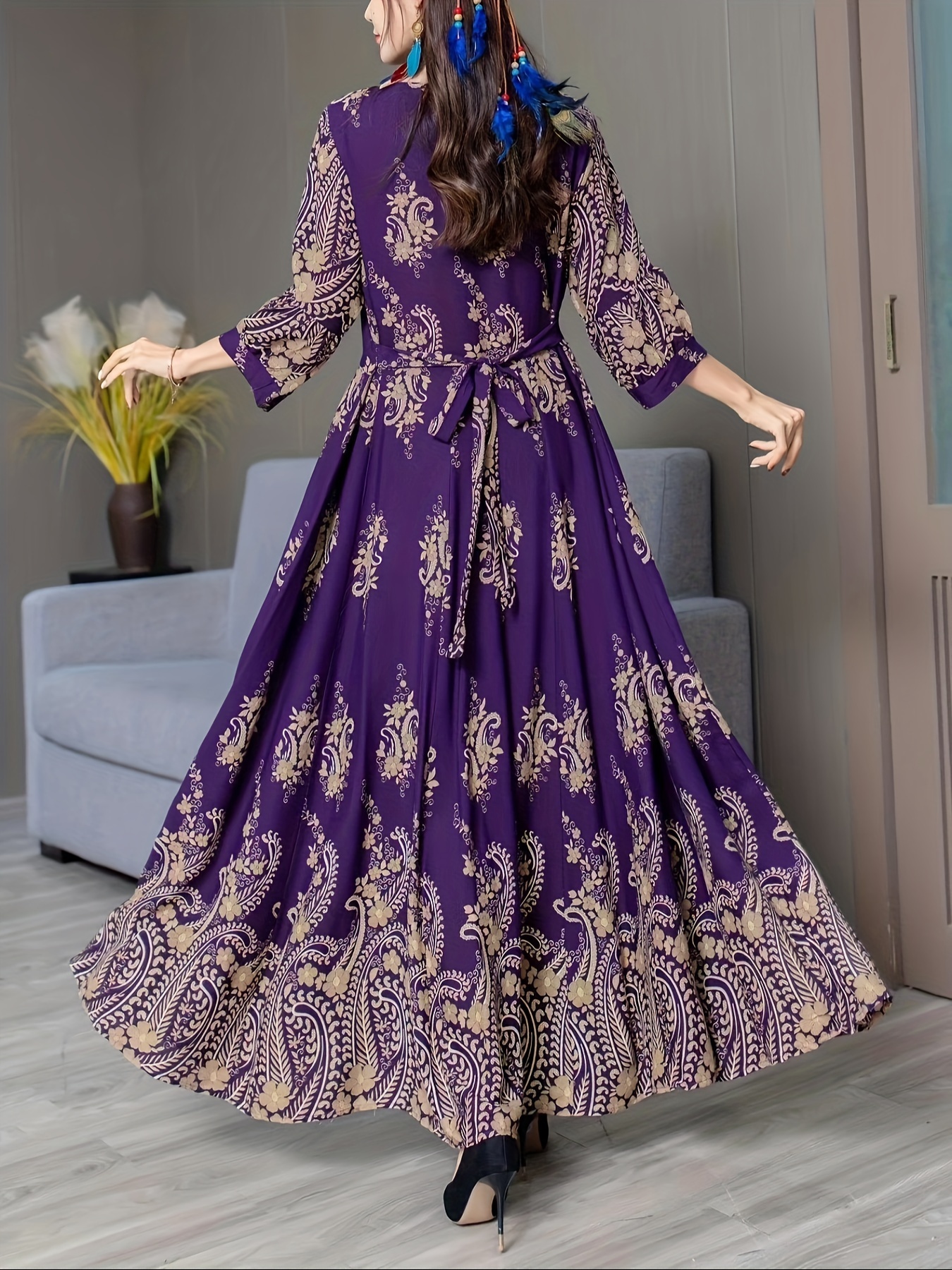 vestido bordado elegante   diseño   - Temu Peru