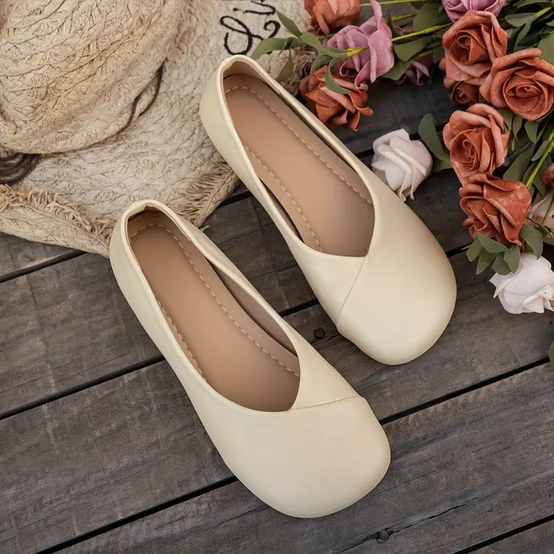 chic womens slip flats solid color comfortable loafers soft - Temu Belgium chic womens slip flats solid color comfortable loafers soft - Temu Belgium