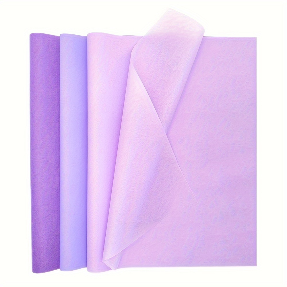 

30/60 Sheets Easter Tissue Paper, 14 X 20 Inch Purple Tissue Paper For Easter, Valentine's Day, Mother's Day, Birthday, Weddings, Shower Holiday Gift Packing Party Bags Decoration, Diy Art Craft