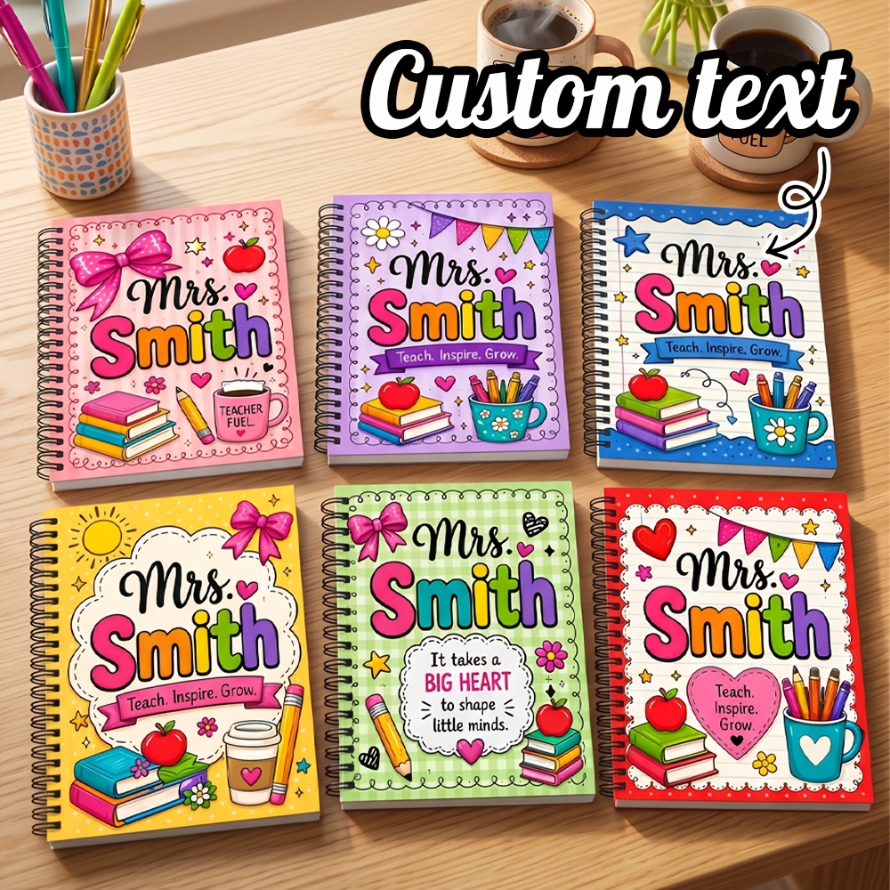 customized notebook sold on Temu United States