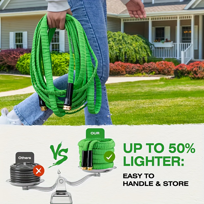 Garden Hose in Use