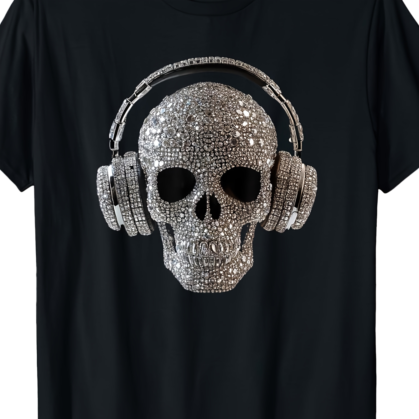 

100% Made Us Of Diamonds Dj With Headphones T-shirt