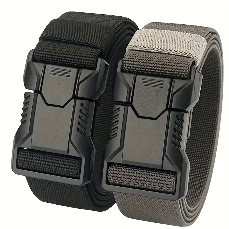 Men'S Multipurpose Belt with Quick Release Buckle Durable PP Material
