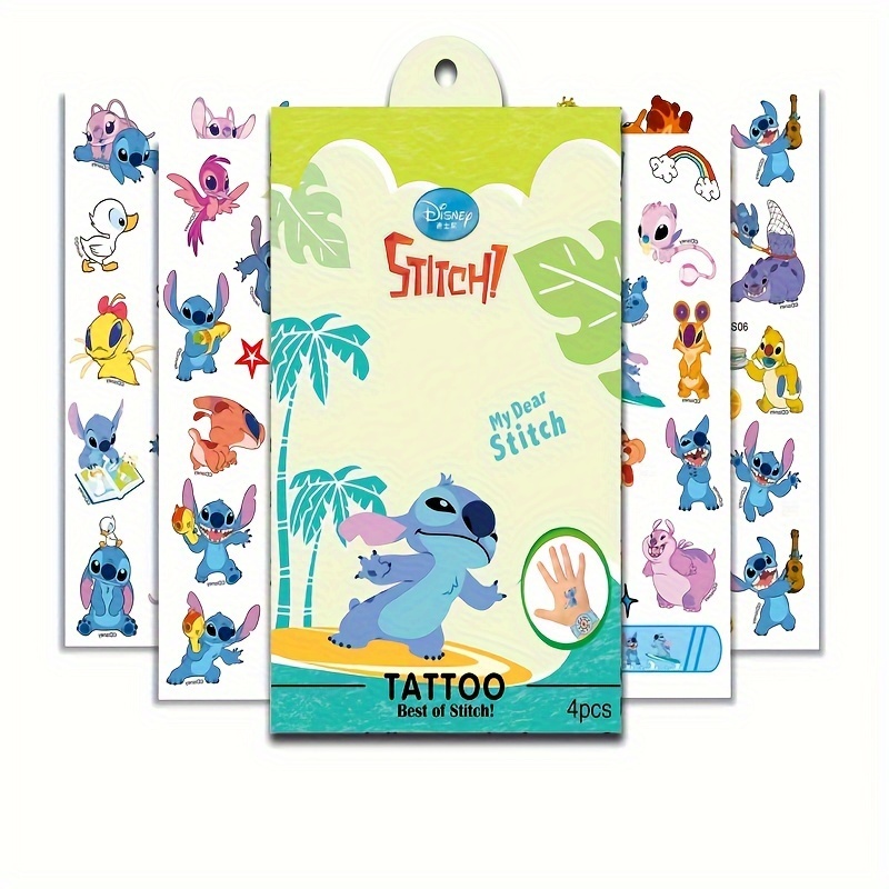 

[authorized] 4pcs Stickers, Cartoon Tattoo Stickers Little Mermaid Transfer Stickers Waterproof (gift Box Package) Disney Authentic Authorization