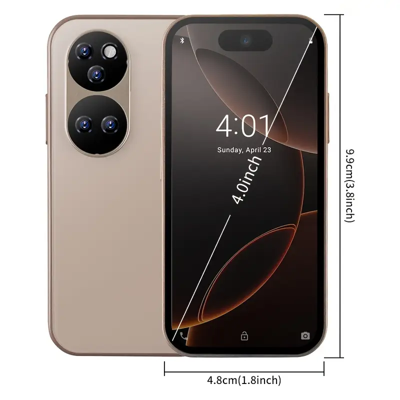 3 32gb smartphone unlocked phone mini phone 2600mah compact and portable standby dual standby support face recognition with earphone phone case type c data cable christmas and new year gift goodies Product details 0