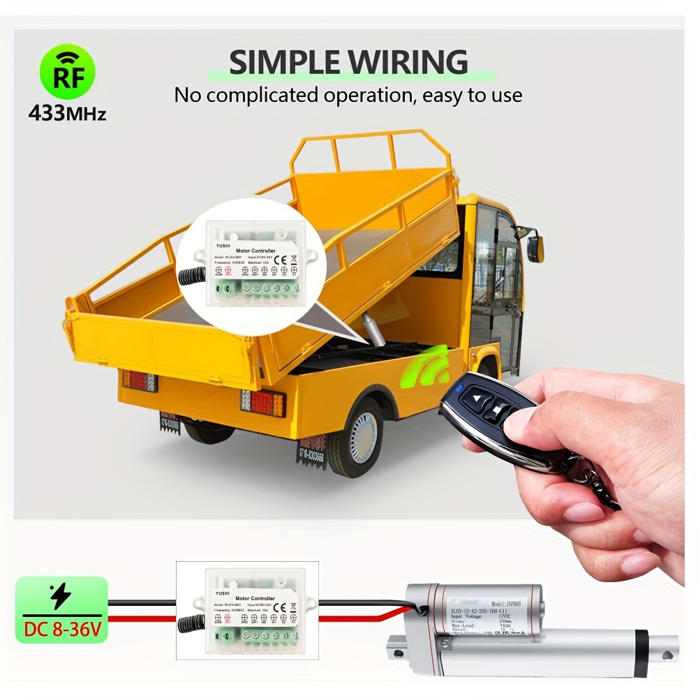 Remote Control DC Motor Controller - 12V-36V - TJR8XMW – SOOOQ Remote Control DC Motor Controller - 12V-36V - TJR8XMW – SOOOQ