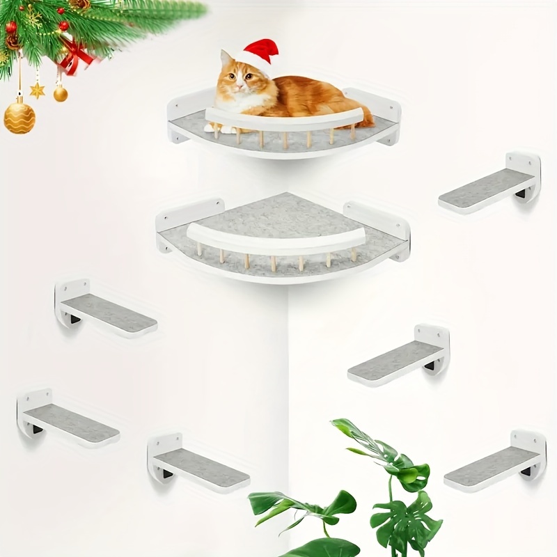 

Set Of 8 Cat Shelves, 2 Cat Shelves And For , Cat Cat , Cat Scratching Cat For ,