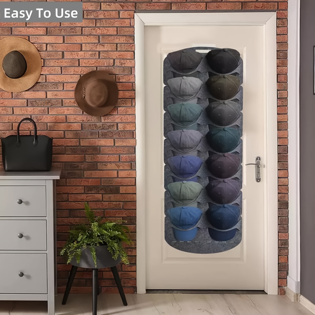 Baseball Cap Wall Hat Rack, 1pc Hat Storage Rack, Suitable for Closet 14  Pocket Hat Storage Hanging Door Hat Rack, Hat Rack Hanging Rack Hat  Storage