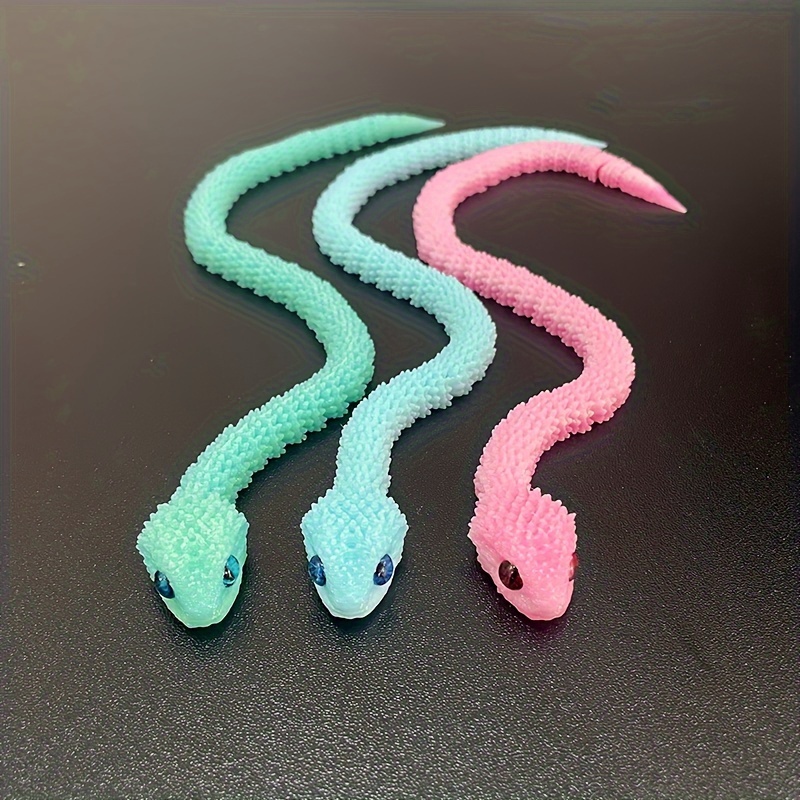 

Articulated 3d Printed Python - Perfect Gift For , Movable Limbs, Ideal For Desk Decor, Parties & Car Displays