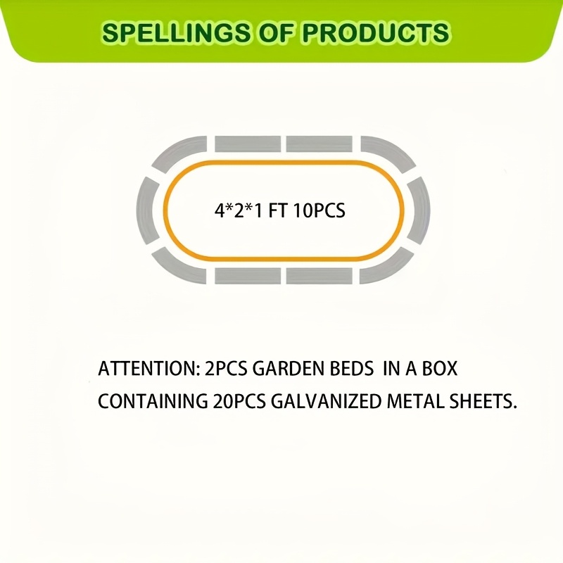 Galvanized Raised Garden Bed with Fresh Produce