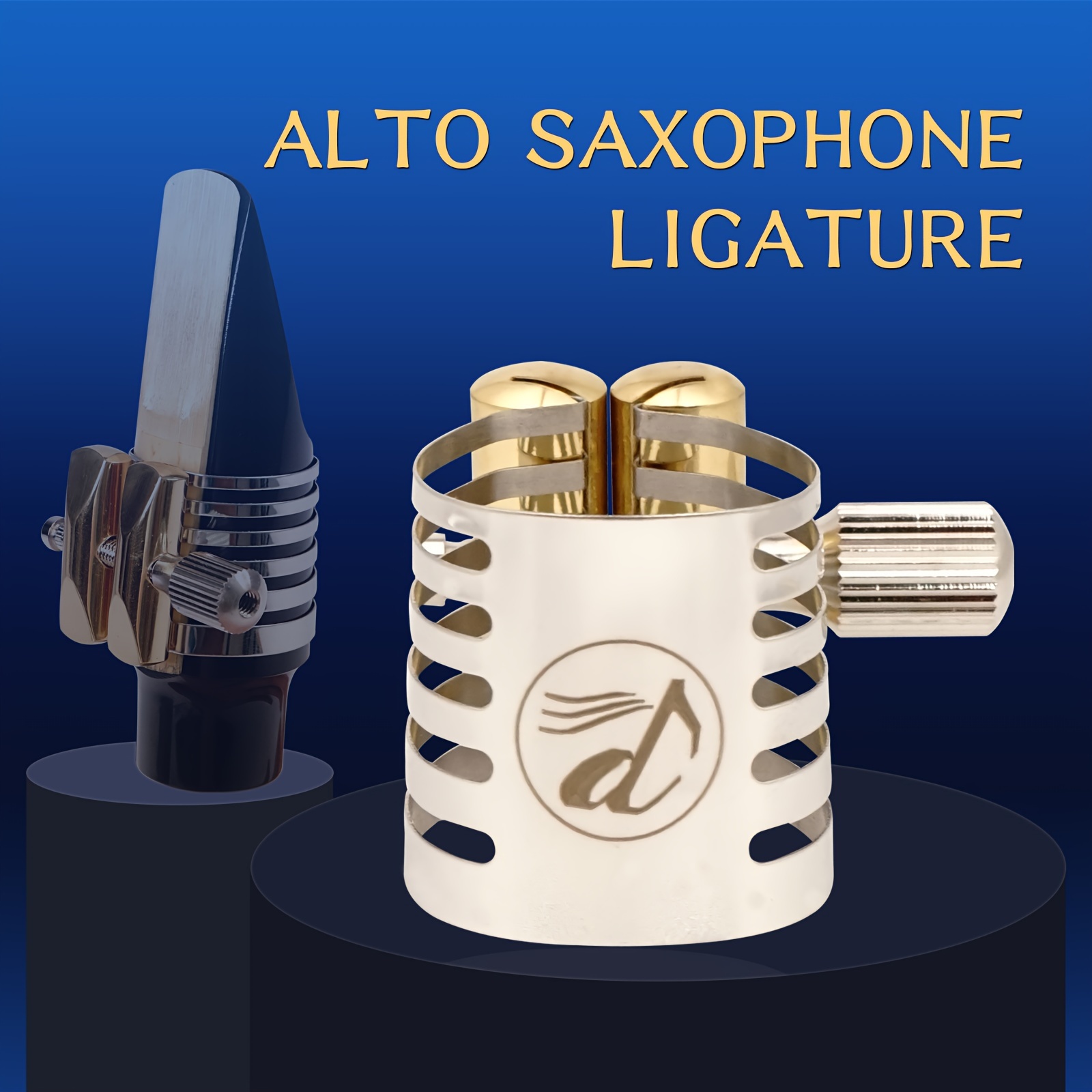 

Alto Saxophone Stainless Steel Clips Fastening Reeds Alto Saxophone Clips Bakelite Mouthpieces Are Available