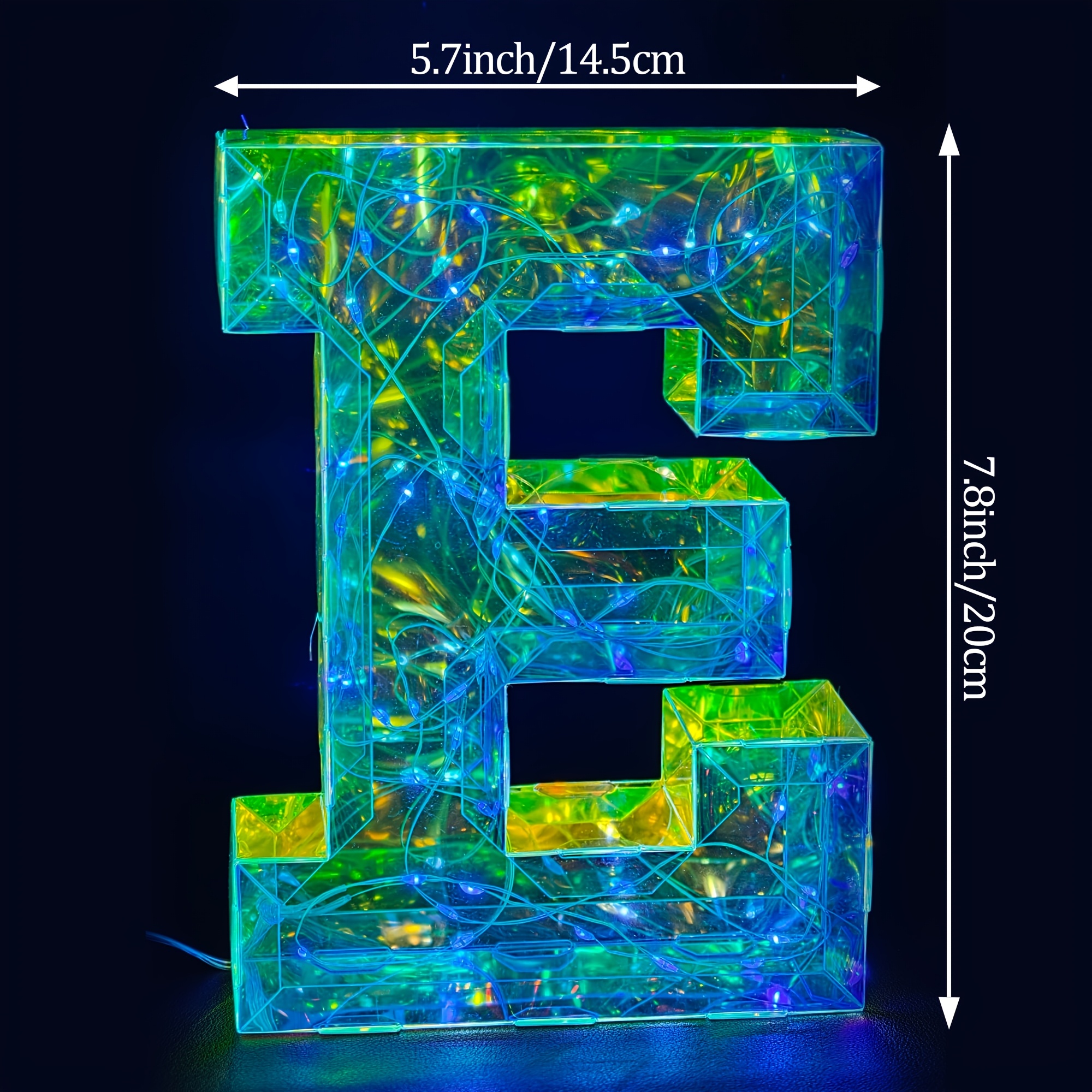 LED Color-Changing Letter and Number Lights