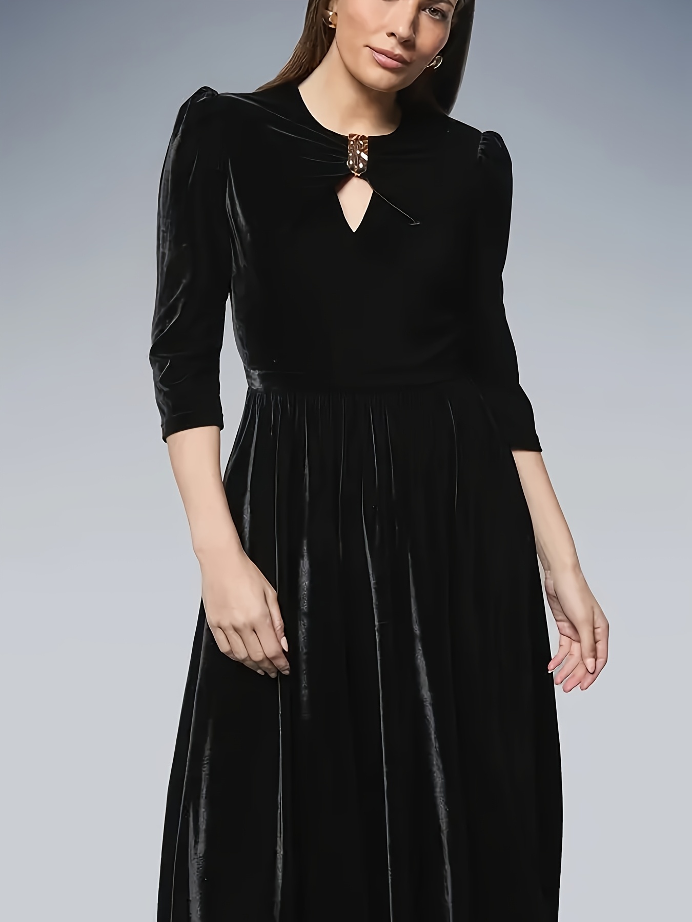 navy blue dress for baby girl Black Maxi Dresses - Shop Online main image 1
