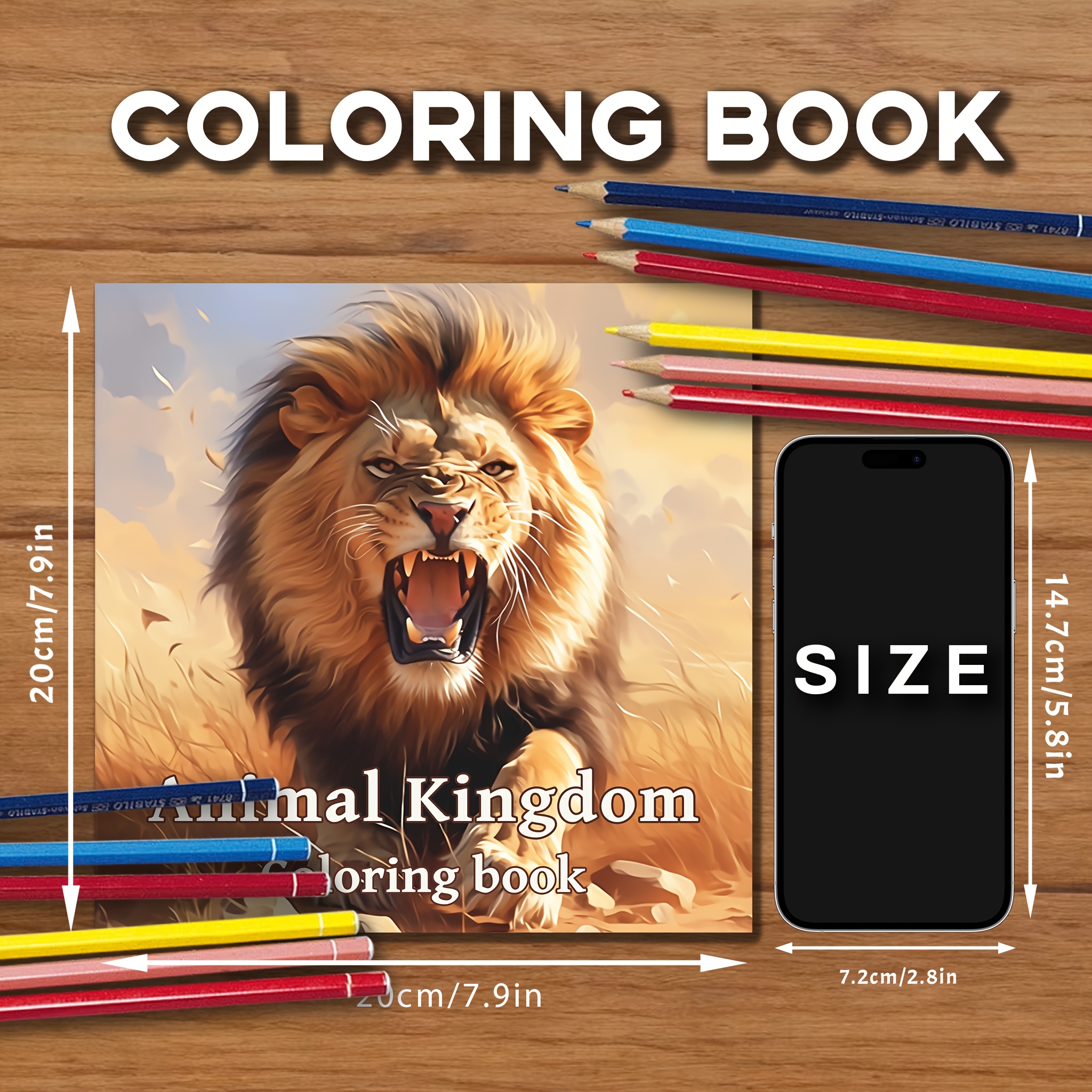 An Adult Coloring Book With An Theme, 24 Pages Of Upgraded Thickened Paper, 7.9x 7.9 Inches, With Clear Patterns, To Reduce Stress And Emotions, Exquisite Design, Fun And Easy