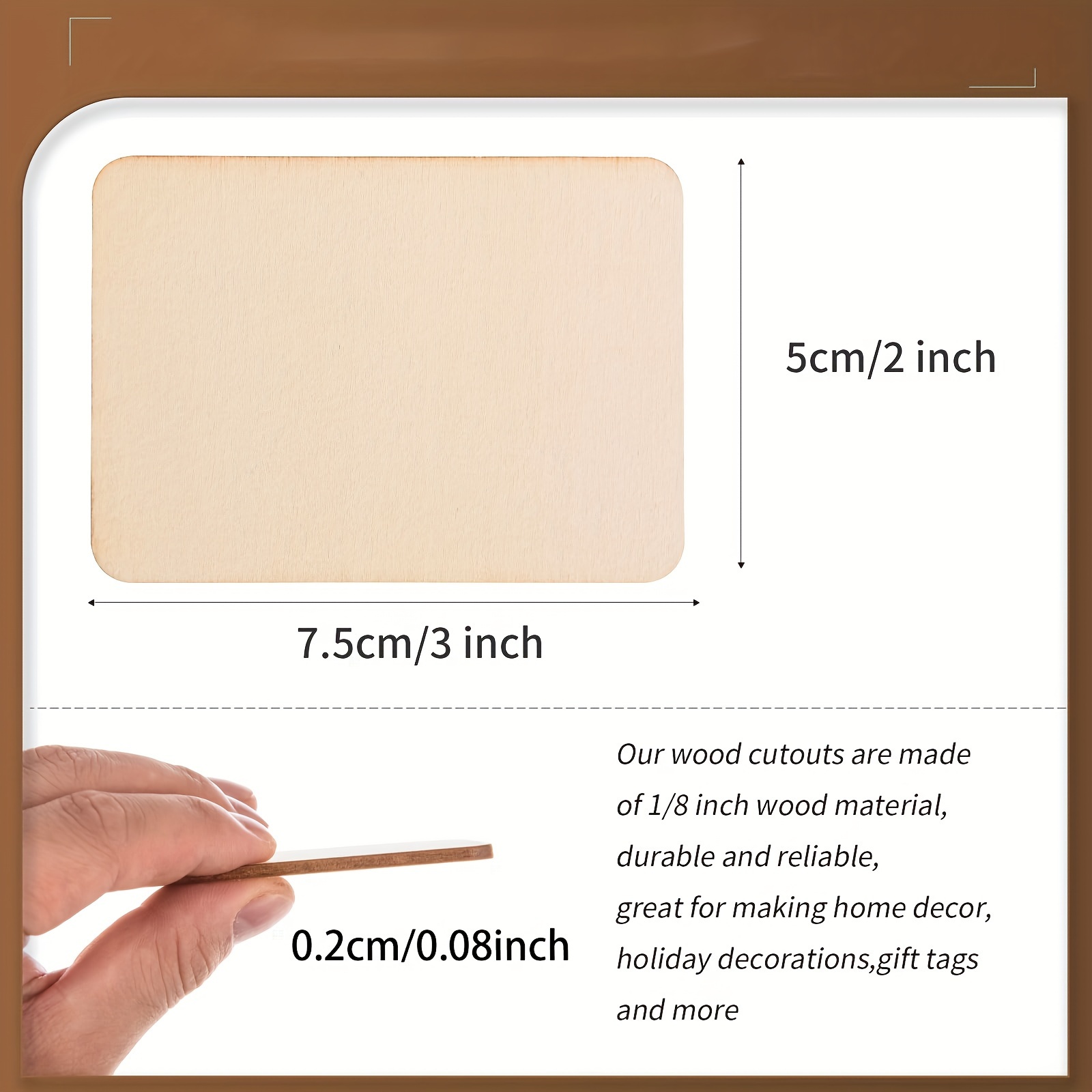 Unfinished Wood Products for DIY Crafts and Art Projects