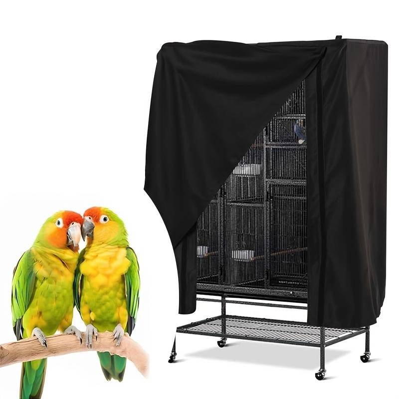 Balacoo Bird Cage Cover - Blackout Breathable Cover For Budgies, Parakeets, Conures & Other Birds
