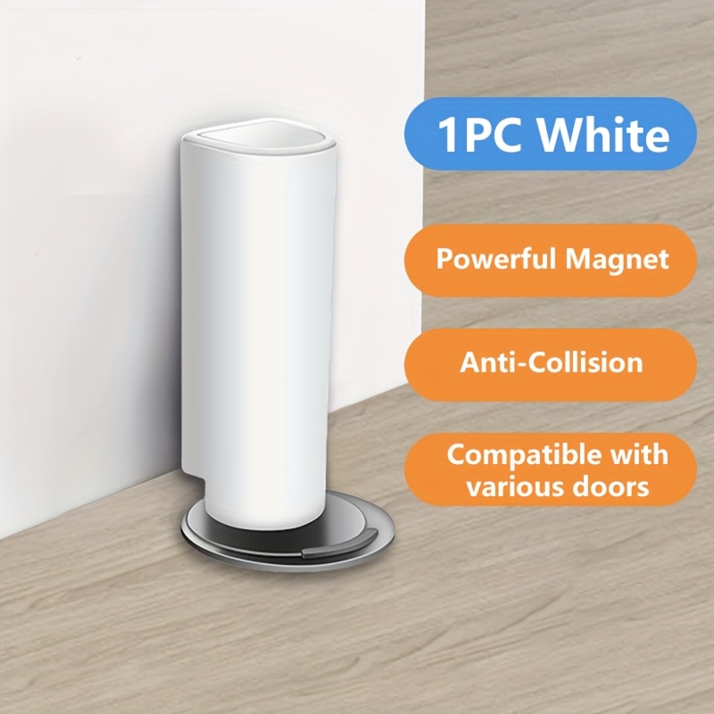 E-shop Ultra-Schmaler Magnetischer Türstopper - Leise, Kein Knallen, Keine Bohrinstallation, Antikollision & Winddicht mit Verstellbarer Höhe - Robuste