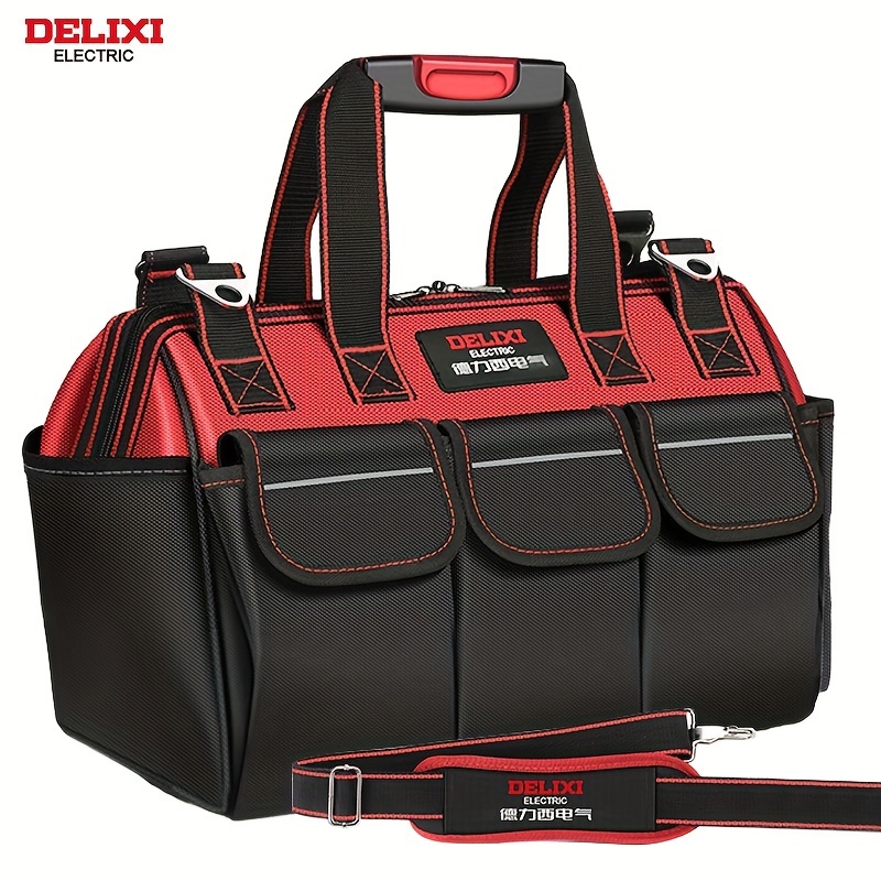 

Electric Tool Bag, A Waterproof Storage Bag Suitable For Electricians, , Plumbers, Automotive Mechanics, And Homeowners.