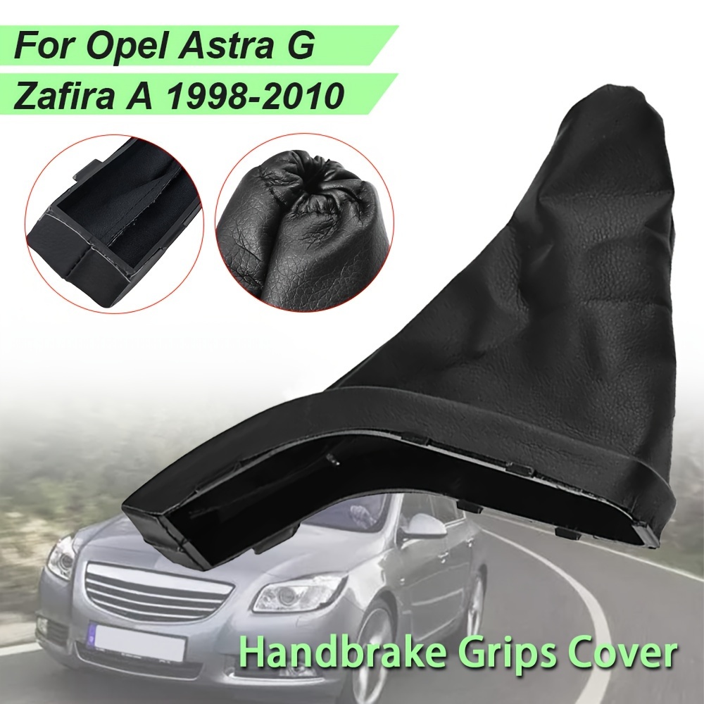 

Housse de poignée de frein à main pour Opel Astra G A 1998-2010 – Manchon de changement de vitesse en cuir PU pour accessoire intérieur de voiture – 578412 90437203