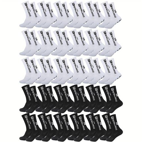 4 8 30 pairs shockproof rubber grip socks suitable for men women non slip athletic socks with breathable calf football basketball skateboard machine washable training socks 4 8 30 pairs bulk pack