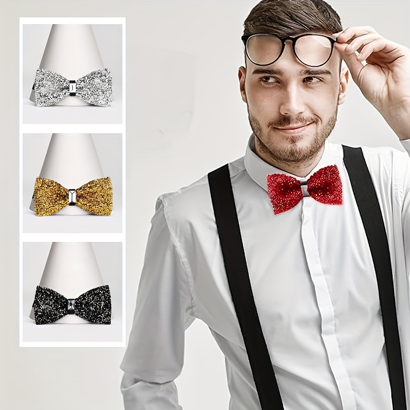 

Luxury Nightclub Bow Tie For Men', Wedding Valentines Day Gifts, Birthday Party Activities, Groomsmen Attire, Bow