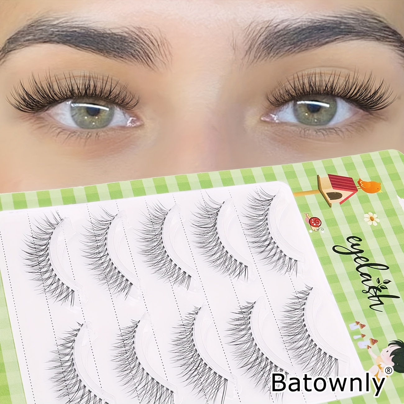 Image of 5 Pairs Of False Eyelashes, Natural Eyelashes, Eyelashes Extended 4-11mm, Comfortable, Soft, The End Of Added, Suitable For Daily, Date, Soft Eyelashes
