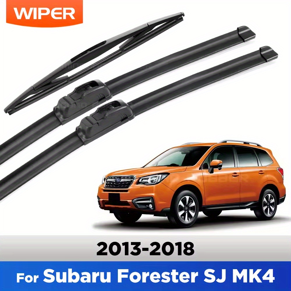TEMU Per Subaru Forester SJ MK4 2013-2018 Spazzole tergicristallo anteriori e posteriori, spazzole per parabrezza, finestre 26"+17"+14"