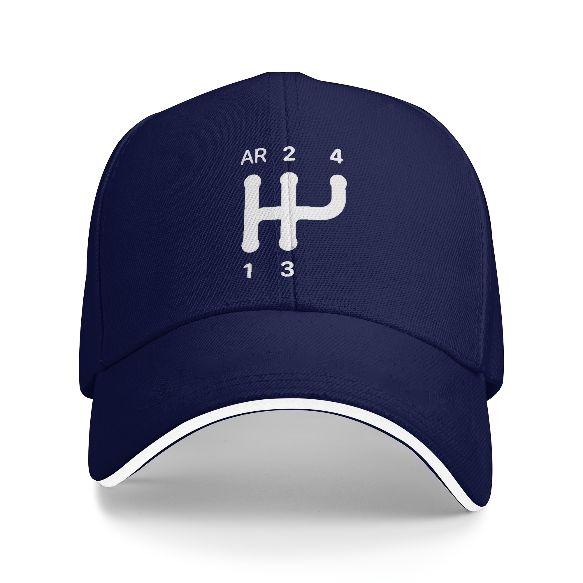 TEMU Casquette de baseball Y2K blanche 2CV ShiftHiking pour homme, casquette de HipHop pour femme, casquette de fête au bord de