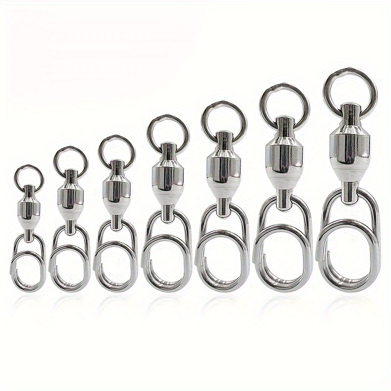 10lb- Fishing Swivels, Stainless Steel Material Ball Bearing Swivels, Hook  Line Connector, Fishing Tackle - Temu United Kingdom