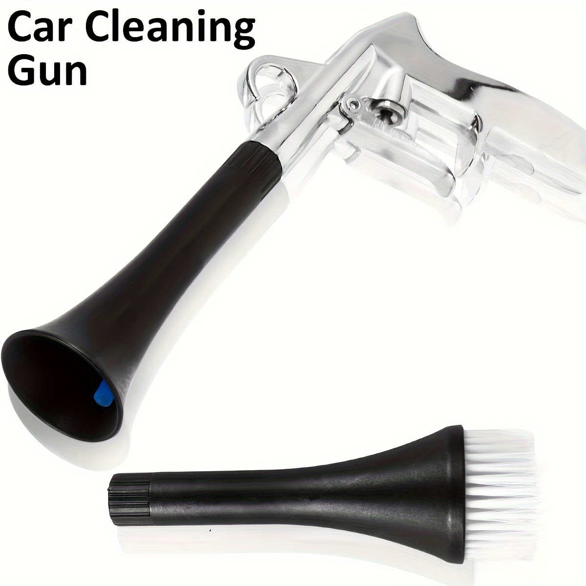 

Dry Cleaning Tool 1/4 Car Cleaning Tool 2 Nozzles Air Cleaning Tool Aluminum Car Cleaning Tool For Car