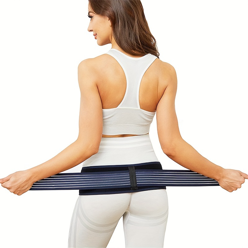 maternity postpartum pelvic belt hip tucking hip lifting girdle pelvic support belt waist back abdomen band belly brace breathable girdle   l size details 5