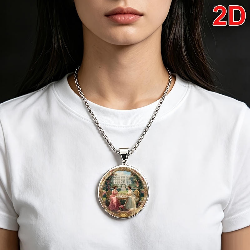 Women's Claddagh Heart Crown Pendant Necklace, Fashion Statement