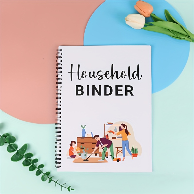 

A Family Management Notebook, A Planner For Organizing The Household, Suitable For Adults, For Family Organization, With Monthly And Weekly , An Essential Notebook For Life Organization At Home.