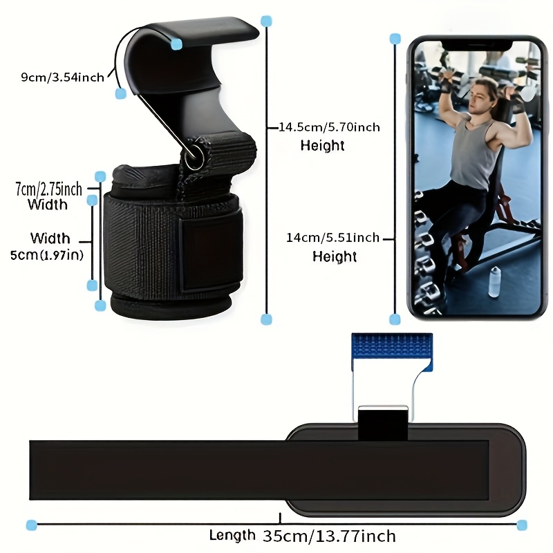 2pcs Fitness Squat and Deadlift Wrist Support Hooks for Weightlifting, Strength Training Equipment