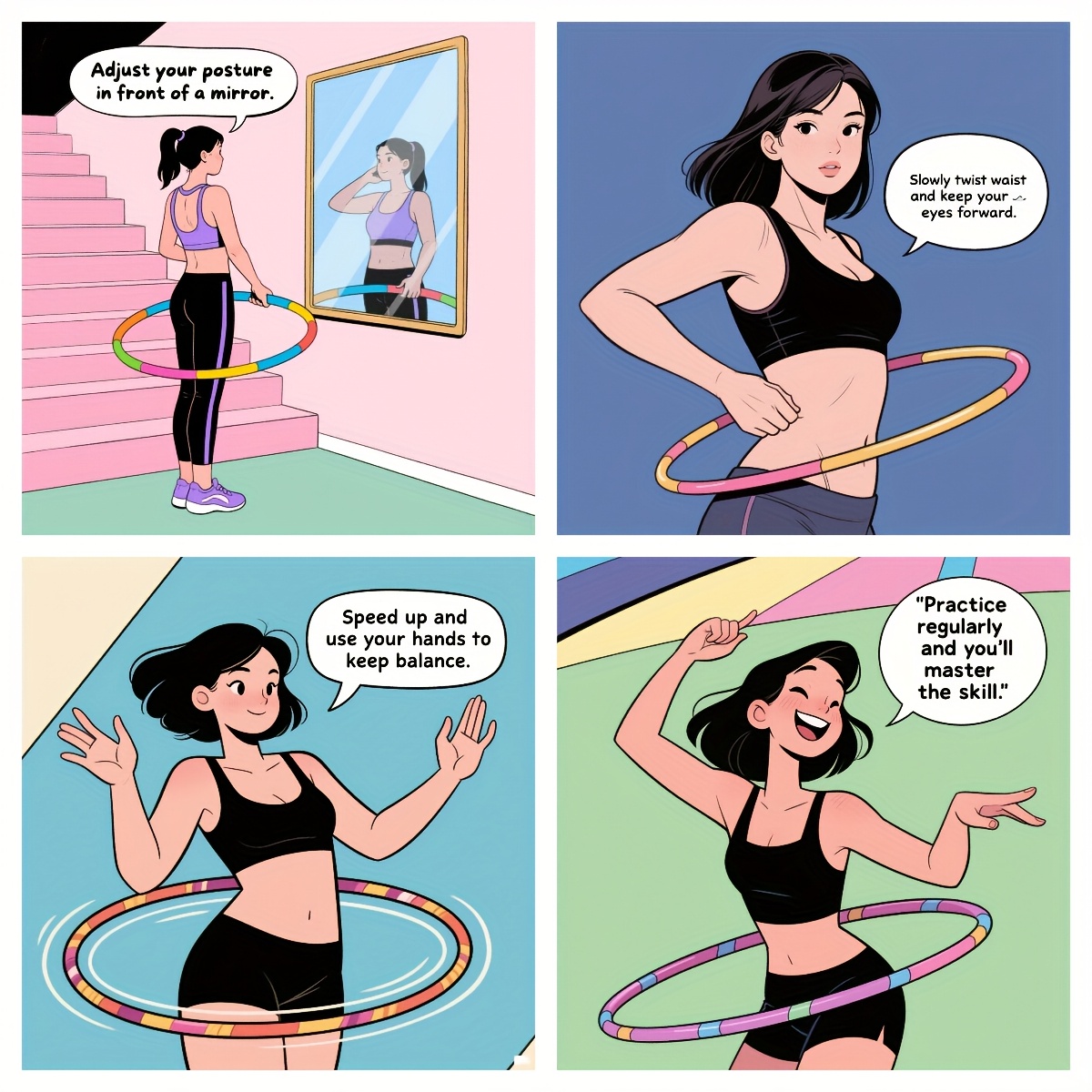 SPDJUMPER Extra Large 63-Inch Spring Fitness Ring – Low Noise, Non-Slip Grip Abdominal Trainer, Soft Material Home Gym Equipment for Women, Full Body Workout & Tummy Control, Space-Saving Durable Exercise Accessory