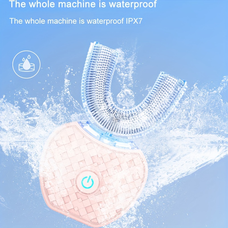 Tooth cleaner, Electric Toothbrush Adults, Soundwave technology U-Shaped Toothbrushes for, Mouth Cleansing and massage