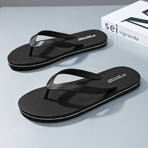 mens summer lightweight outdoor wear cool slippers summer casual comfortable slip on beach flip flops for men