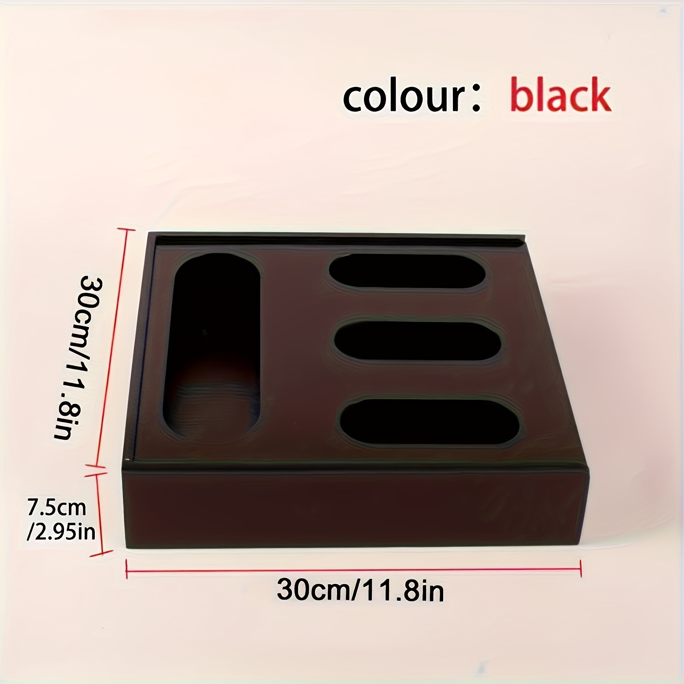 TEMU Single Kitchen Bag Organizer, Bamboo Storage Solution For Drawers, Perfect For Pantry Organization, Bamboo Drawer Storage, Box For Kitchen Items