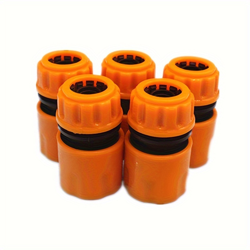 

Garden Hose Quick Connectors - 1/2 Inch Size, 5.7cm/2.24inch Length, Plastic Material, Suitable For Watering Tools