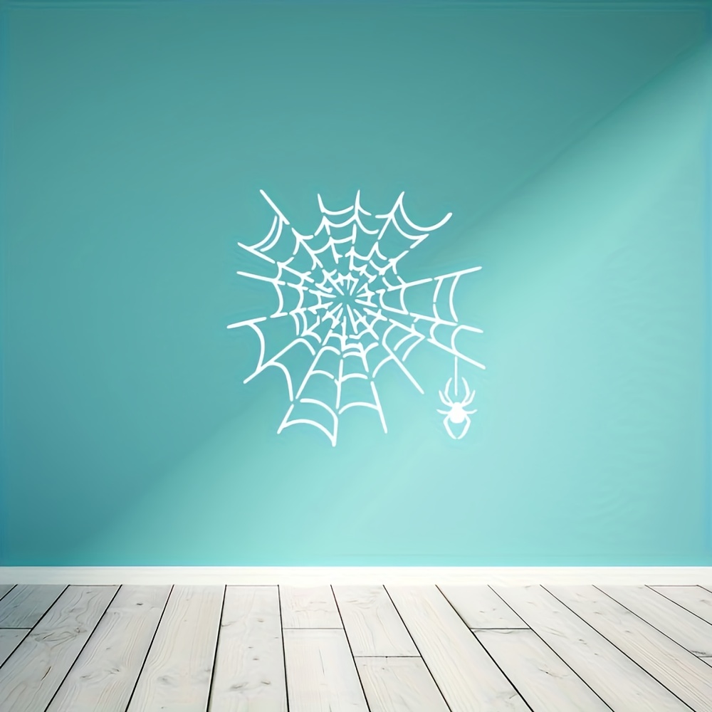 6-Inch Spider Web Stencil for DIY Crafts and Decoration
