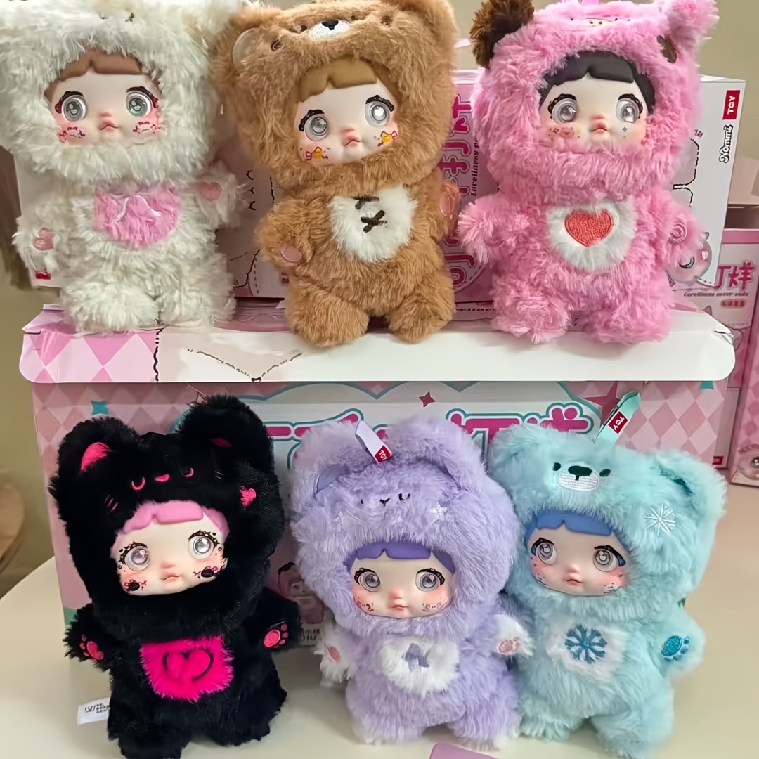 TEMU Nommi Adorable Series - Plush Mystery Box Dolls, Various Styles Having